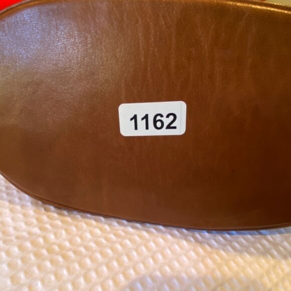 1162 Vintage Barneys NY Crossbody Bucket Bag Saddle Leather Raccoon Trim NWOT - Picture 10 of 10